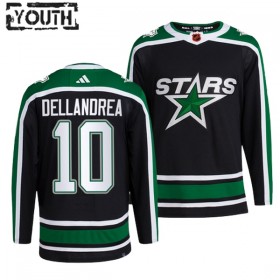 Dallas Stars Trikot TY Dellandrea 10 Adidas 2022-23 Schwarz Reverse Retro 2.0 Authentic - Kinder